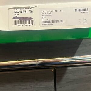 Bottega Veneta Blue Rubber Footwear